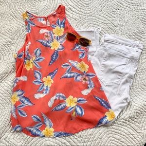 Floral Print Tank NWT